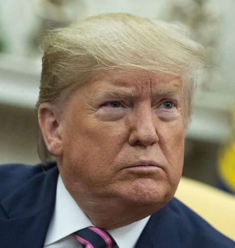 Donald Trupm Eyes color