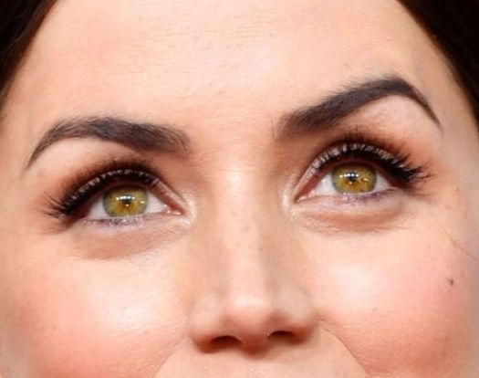 Anna Armas eye color close-up photo