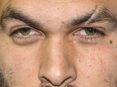 Jason Momoa eyes color close