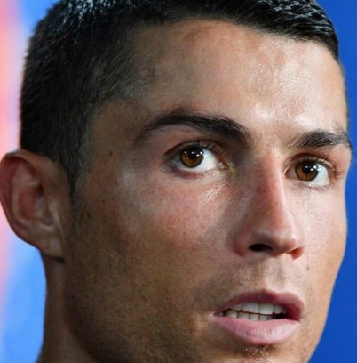 Cristiano Ronaldo eyes color