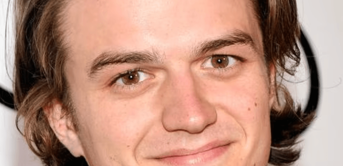 Joe Keery eyes close up