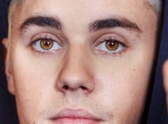 Justin Bieber eyes color