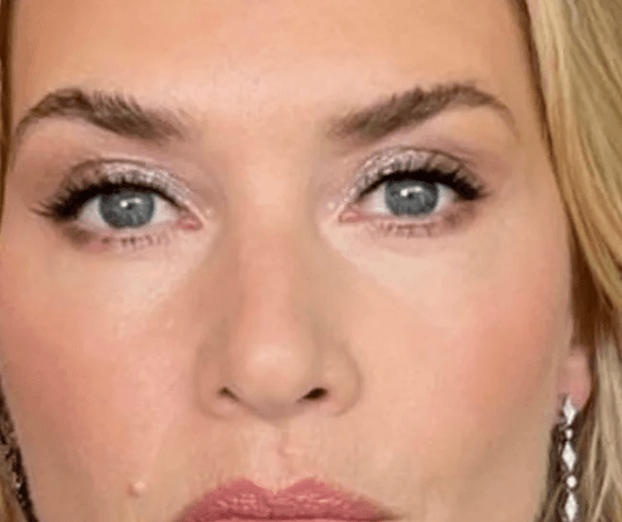 Kate Winslet eyes up close photos
