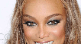 Tyra Banks eyes closeup