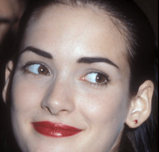 Winona Ryder eyes color not brown