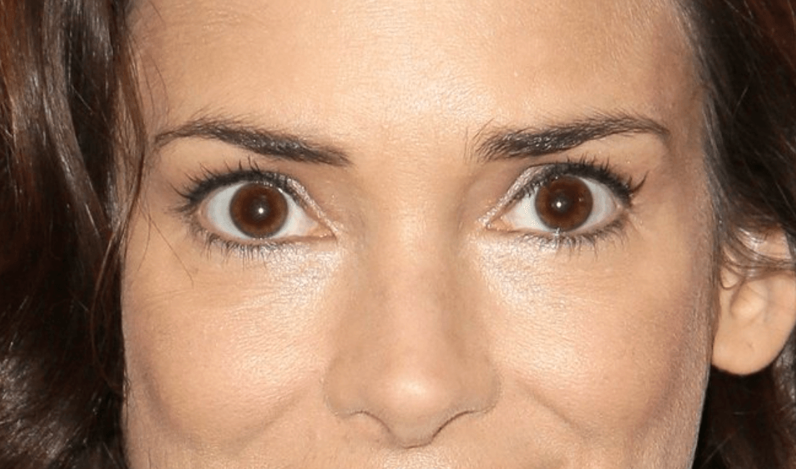 Winona Ryder eyes color close up